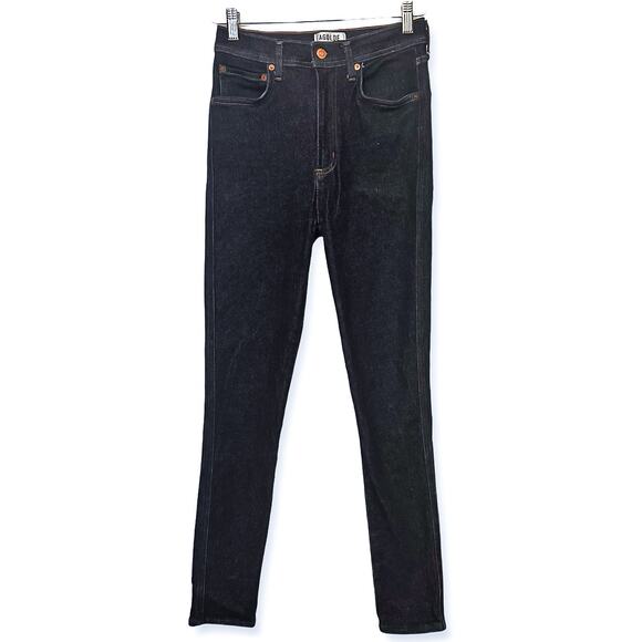 3 FOR $50! 🎁 AGOLDE Roxanne Super High Rise Skinny Jeans Dark Wash Sz. 26 - Picture 3 of 8